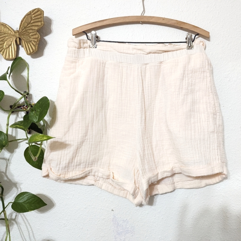 Lauren Conrad:: Gauze High Waist Shorts